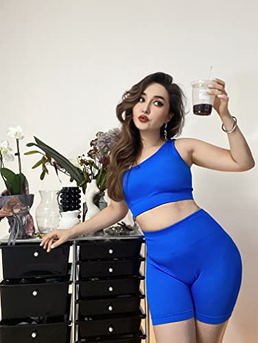 OQQ Workout Outfits for Women 2 Piece Ribbed Libya